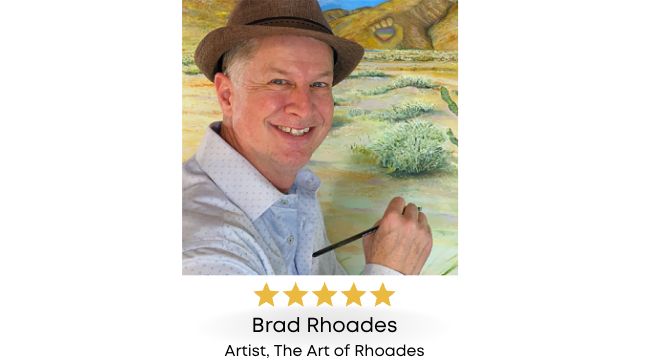 Brander Testimonial Brad Rhoades, Artist at The Art of Rhoades